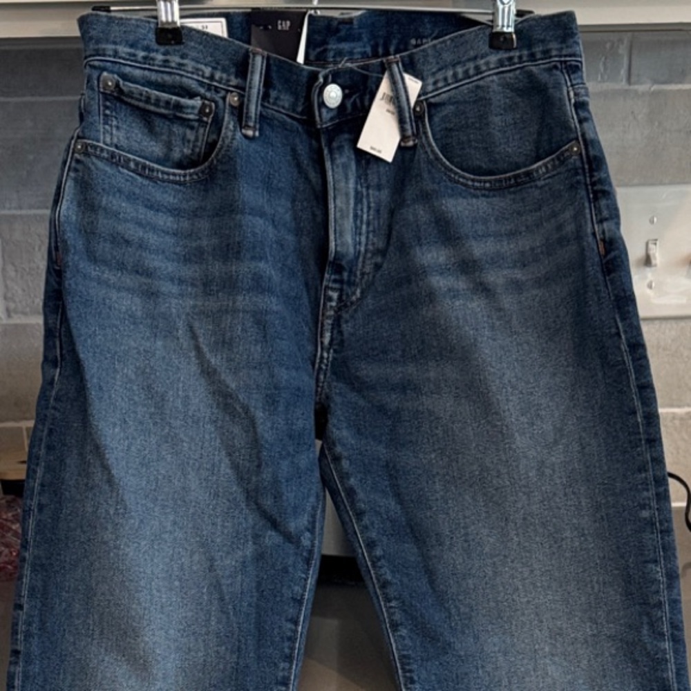 GAP Men's Indigo Straight Jeans